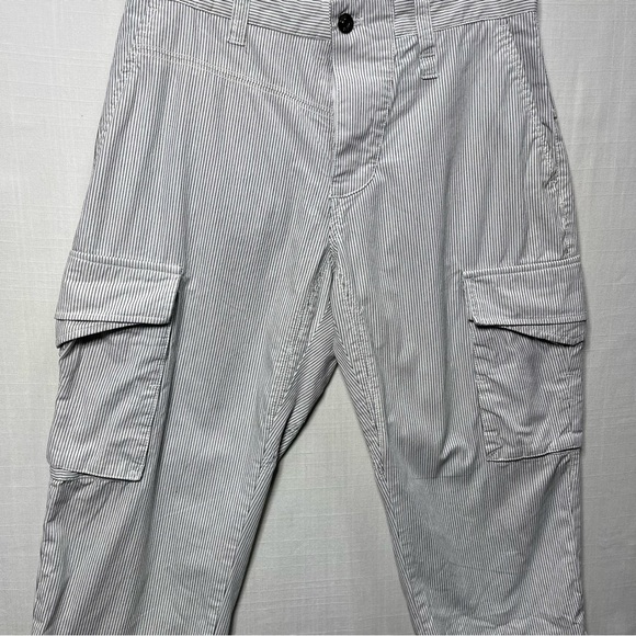DR&N Do Rego & Novoa Cargo Capri Striped Pants Shorts Men's Size 30 - Picture 2 of 12